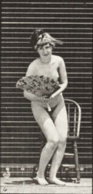 Plate 237 Sitting down on a chair and opening a fan — figure reference